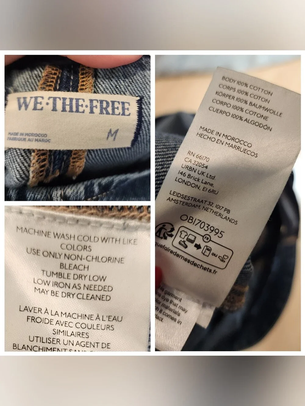 Free People / We The Free High Roller Jumpsuit Denim Jumper Size Medium